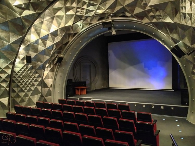 Кинозал в Мемориальном музее космонавтики