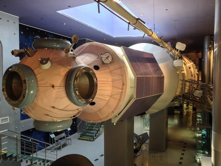 Макет орбитальной станции Мир. Мемориальный музей космонавтики