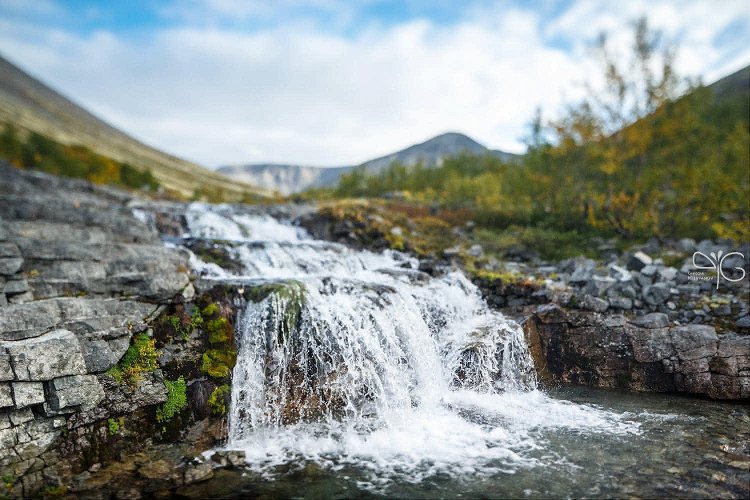 Игрушечный водопадик на Рисйоке