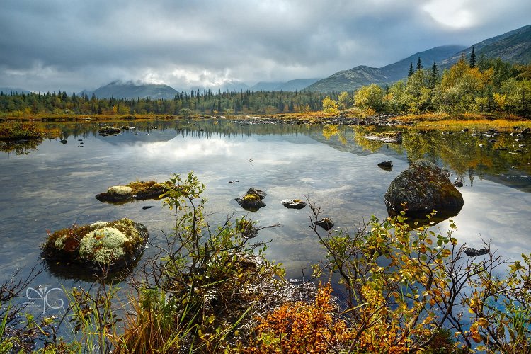Перемена погоды на Полигональных озёрах