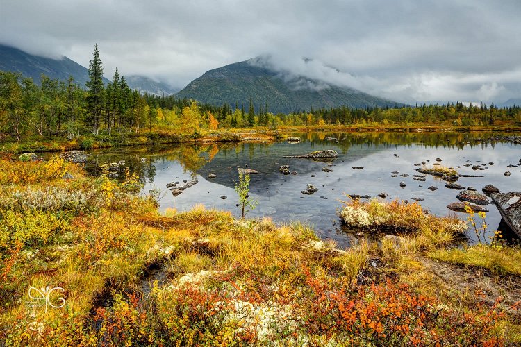 Гора Куэльпорр в облаках, HDR