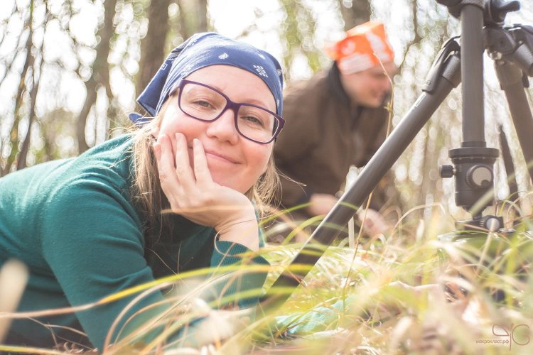 Юлия Втюрина и Дмитрий Абанин (на втором плане) на Макроклассе в Агрии