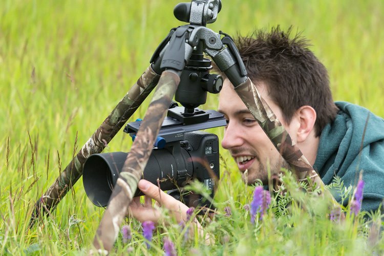 Себастьен Схунайерс пробует мой штатив и фокусировочные рельсы | Sébastjen Schoenaers is testing my tripod and focusing rails