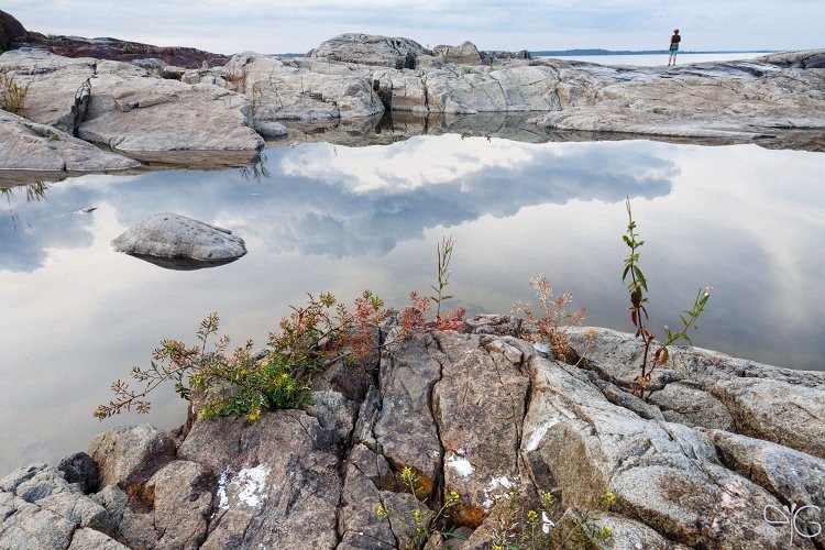 Внутренний водоём у береговой линии острова Петросааренлуодот