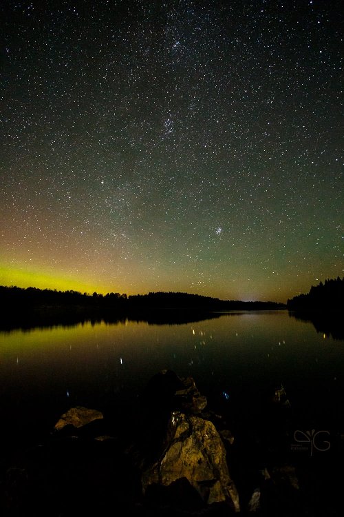 Звёздное небо над Ладогой