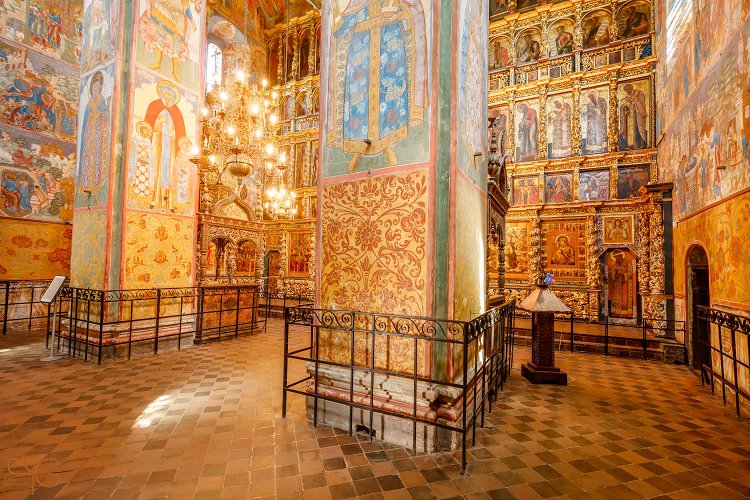 Церковь Ильи Пророка в Ярославле: фрески