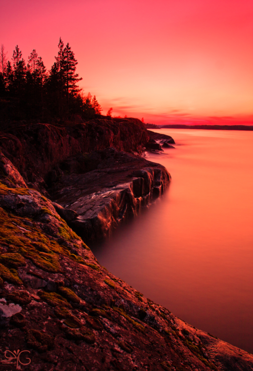 Karelian sunset | Карельский закат — 66984