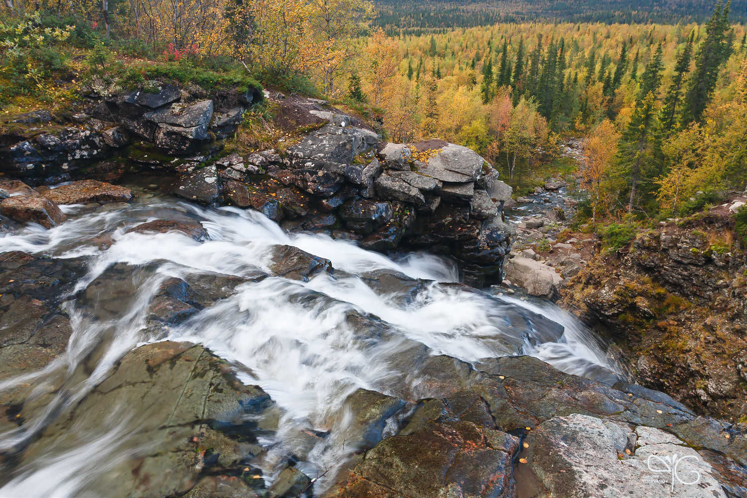 Водопад Рисйок Хибины