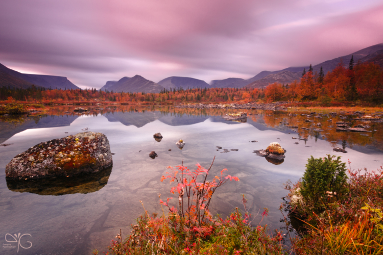 Sunrise at Kola peninsula, Hibiny mountains | Кольский рассвет, Хибины — 81538